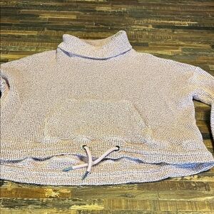 Sweaty Betty Light Pink Cowl Neck Sweater